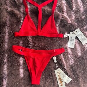 NWT Frankie's Bikinis Dani Bikini Set